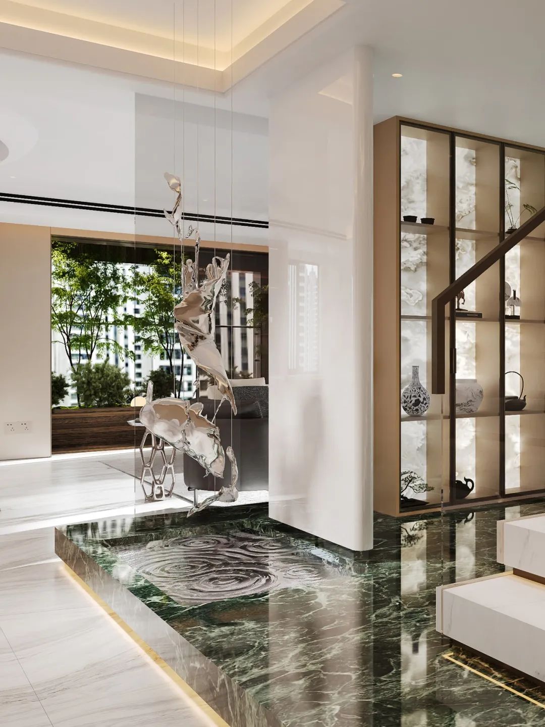 绿意盎然,城市秘境 · 朗石设计温州瓯江峯汇私宅丨中国温州-21