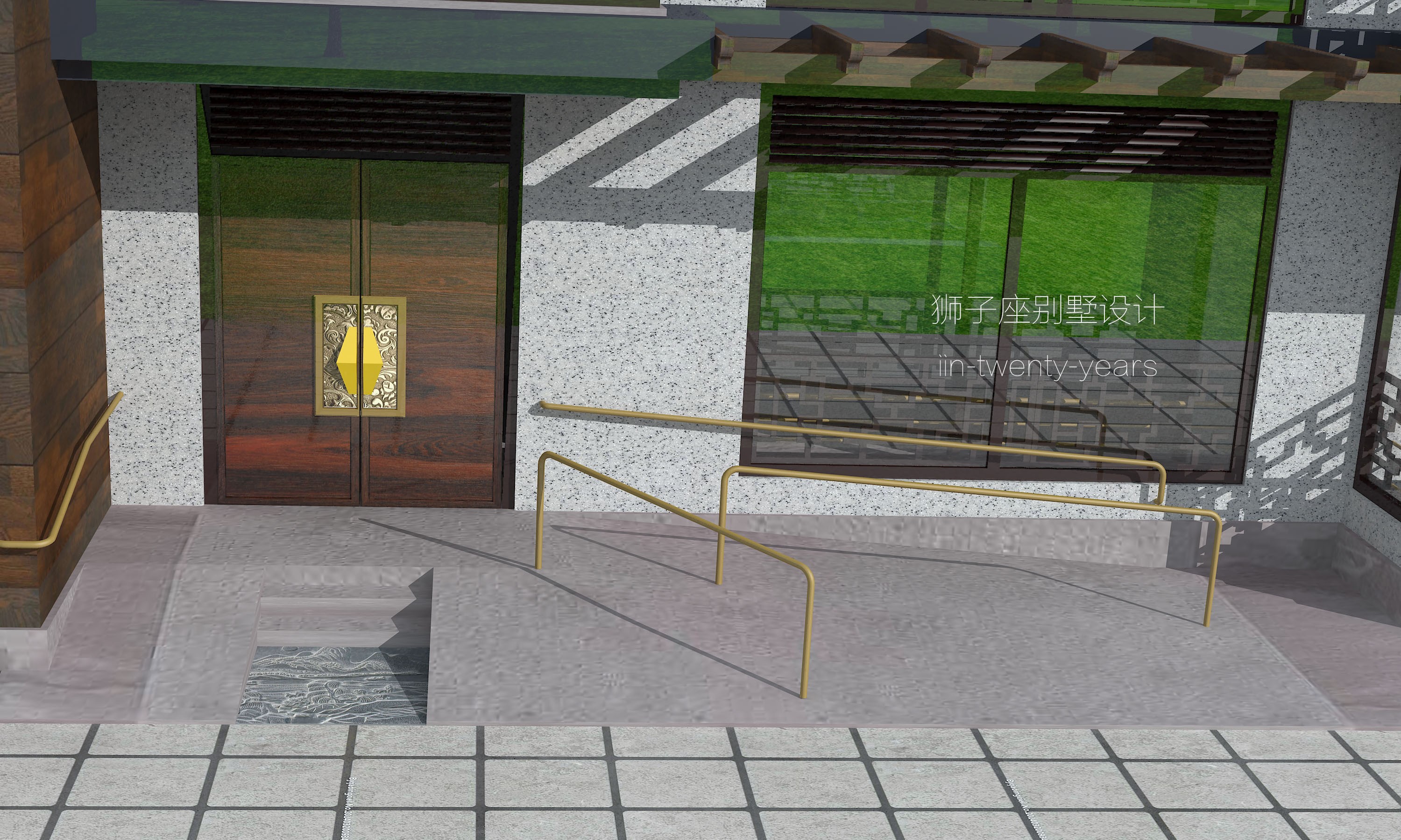 湖南二层自建房别墅设计丨中国湖南丨狮子座自建房\别墅设计-15