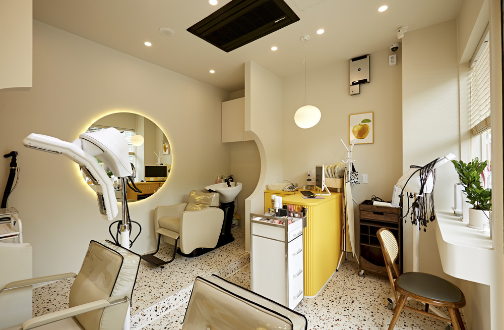 韩式小清新 6 坪美容室设计-7