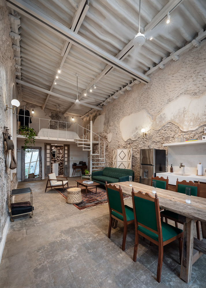 墨西哥废弃建筑变身现代浪漫居所丨Arista Cero,Gina Góngora-44