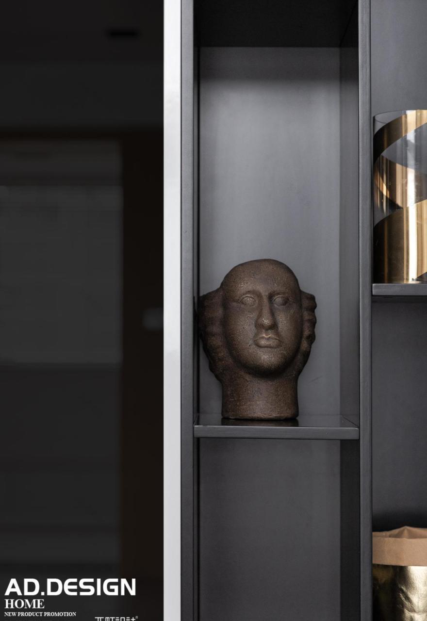 黑白灰复式别墅,开放大气的现代家居设计-6