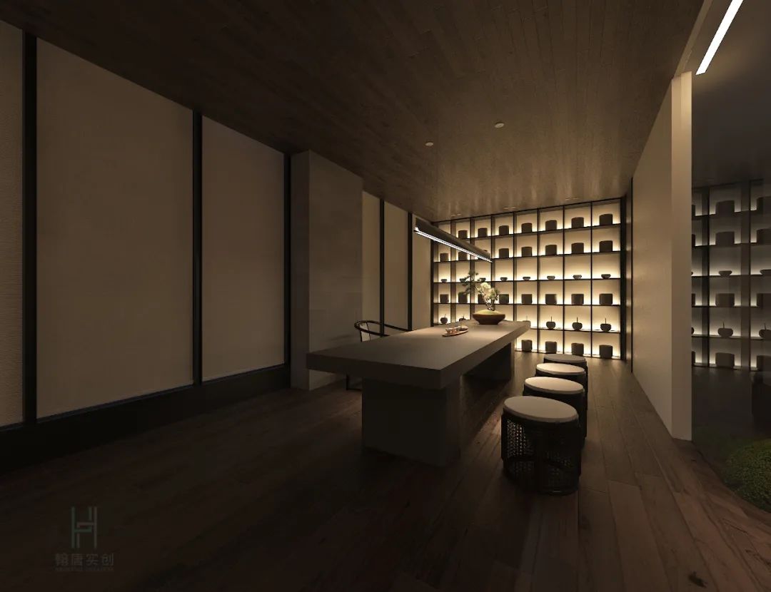 翰唐实创｜私人会所－幽轩离纷华，惟有一丛竹-38