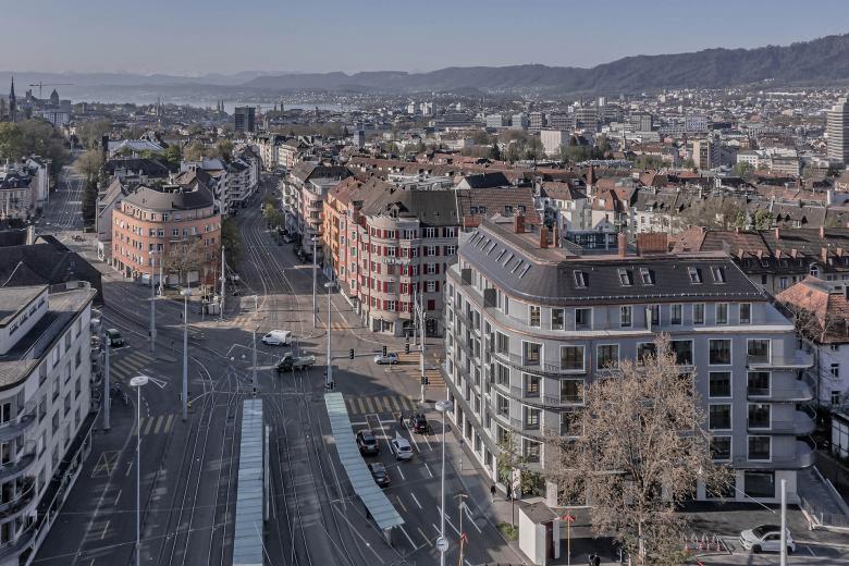 Architekturfotografie René Dürr丨Wohn-und Geschäftshaus Schaffhauserplatz丨瑞士-6
