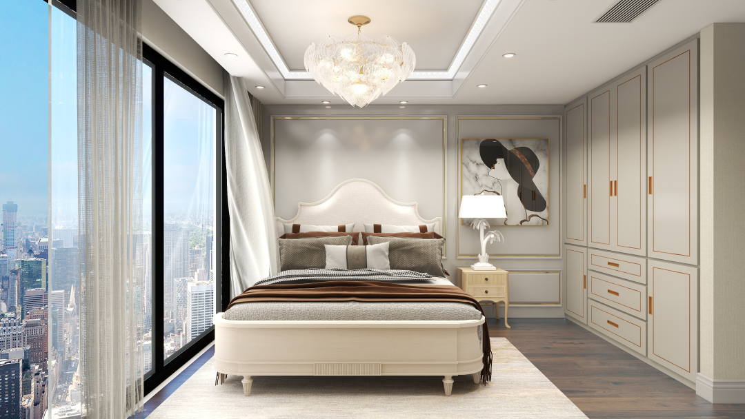 美式复古别墅设计丨洛克整案设计中心-59