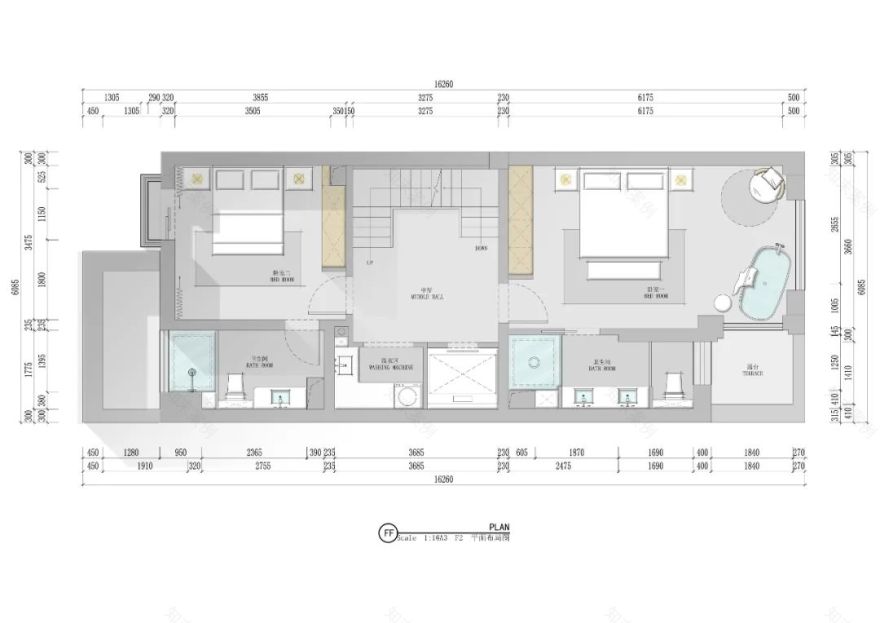 世园大公馆现代美式联排别墅丨中国西安丨青马别墅设计-45