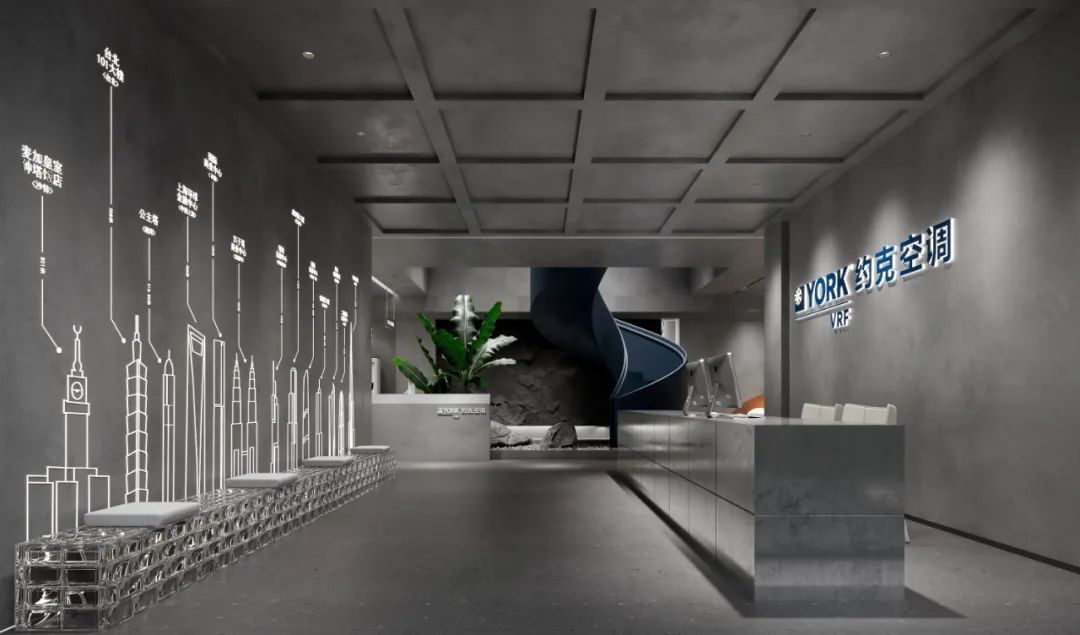约克 VRF 中央空调城市展示中心丨中国常德丨周笙笙全案设计工作室-7