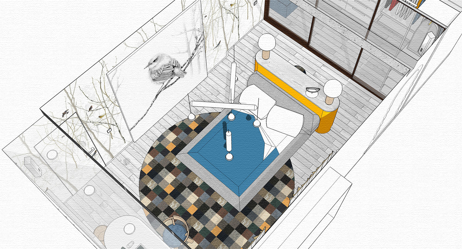 Portfolio. Interiors. Architecture of buildings.-94