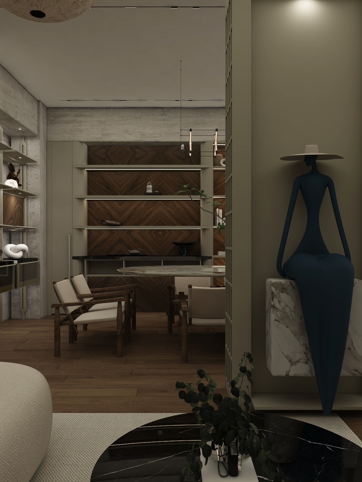 Artisan Project. Dinning & Living Room Design-7