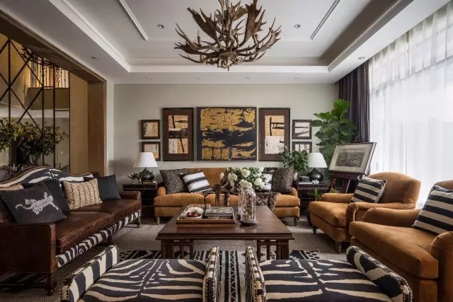 200㎡昆明中航云玺大宅 布鲁盟室内设计-2