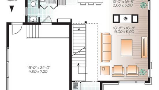 Plan 9838四居室当代住宅方案-19