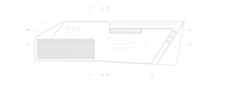 Wiel Arets' Jellyfish House has an elevated pool with a glass floor-52