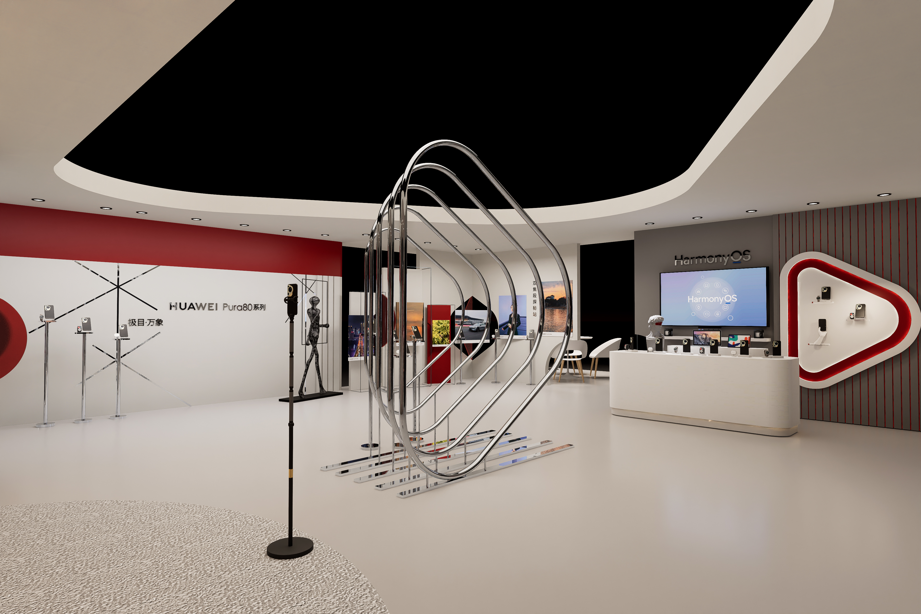 华为PURA80展厅设计-17