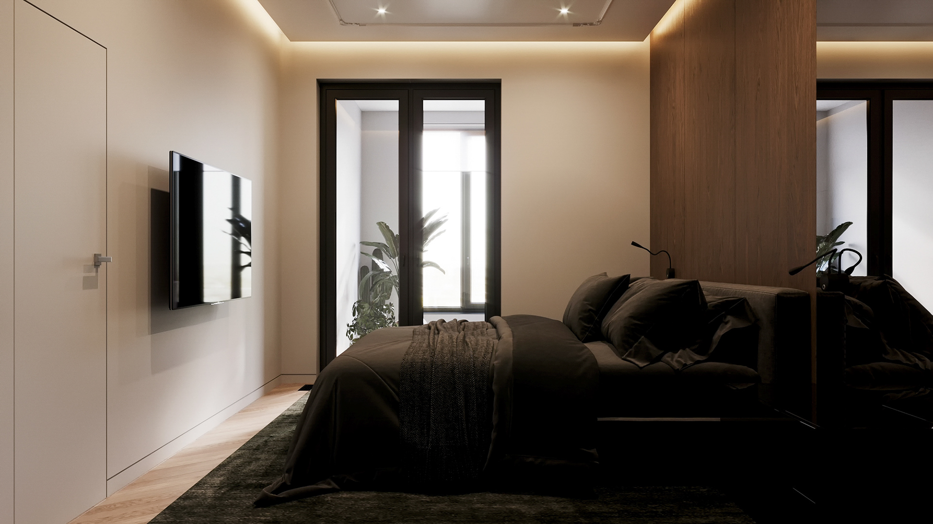 中性色系公寓设计 柔软而坚定的生活节奏！-10