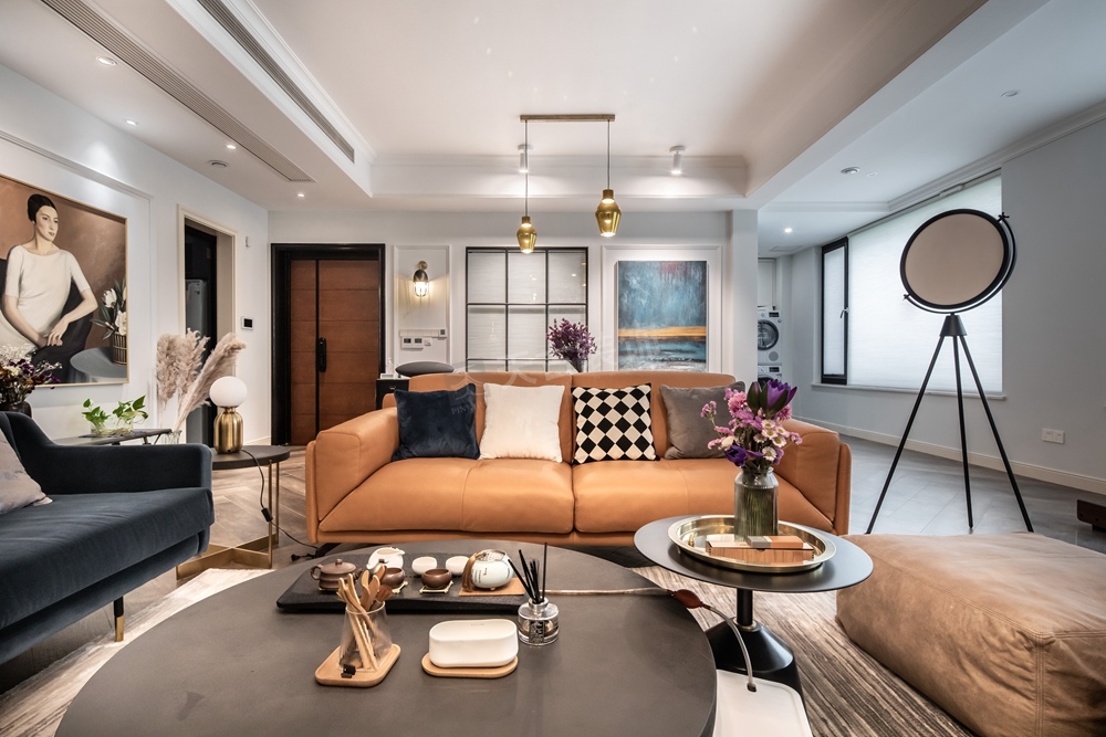 万科御澜道大平层曼哈顿风设计案例-5