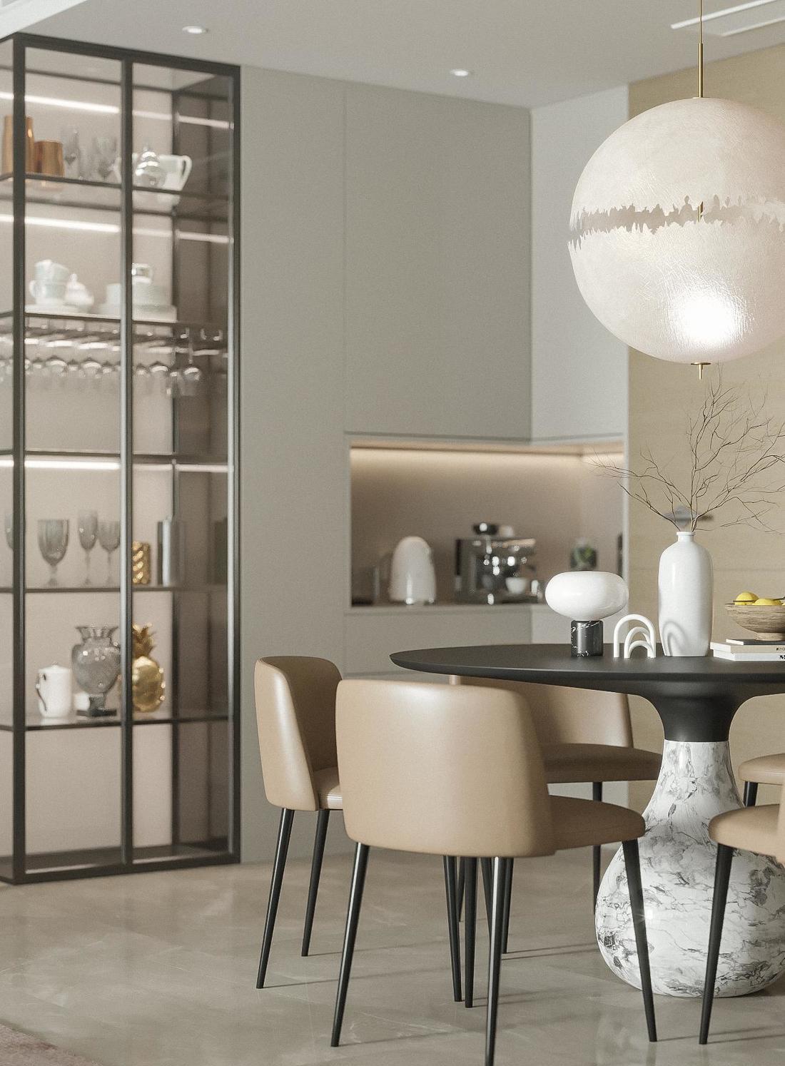 现代轻奢风客厅设计-9