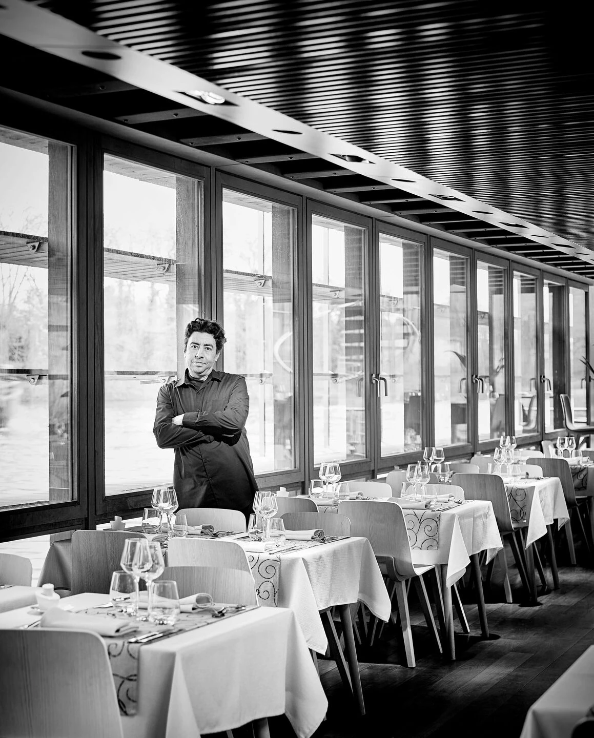 巴黎塞纳河畔漂浮餐厅丨法国巴黎丨Seine Design-16