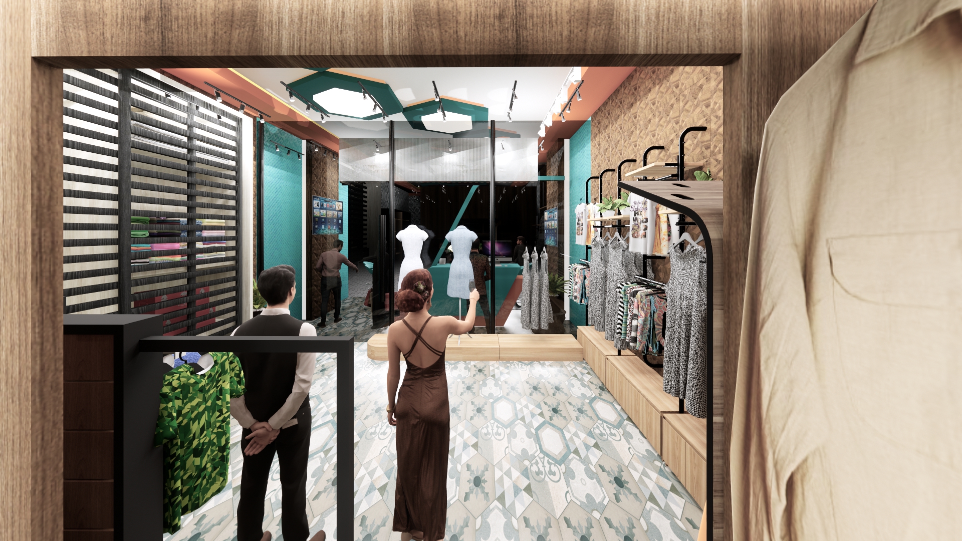 تصميم داخلي وخارجي لمغسله في الكويت-9