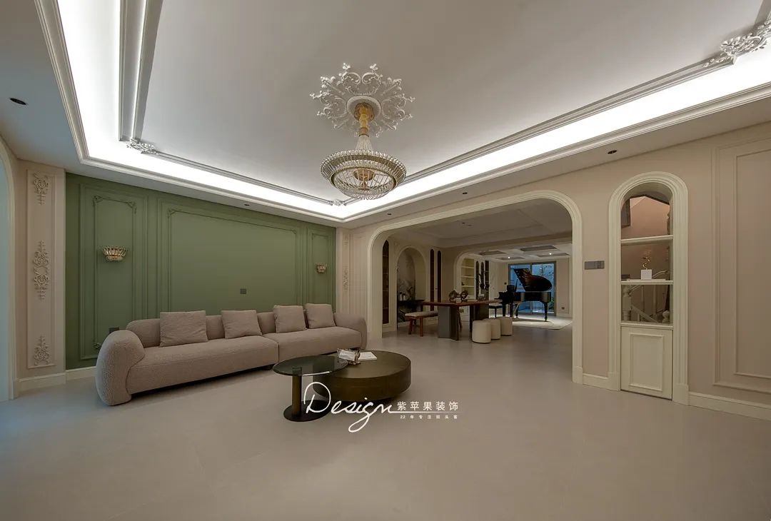 600㎡法式轻奢风云玺大宅设计丨紫苹果装饰-32