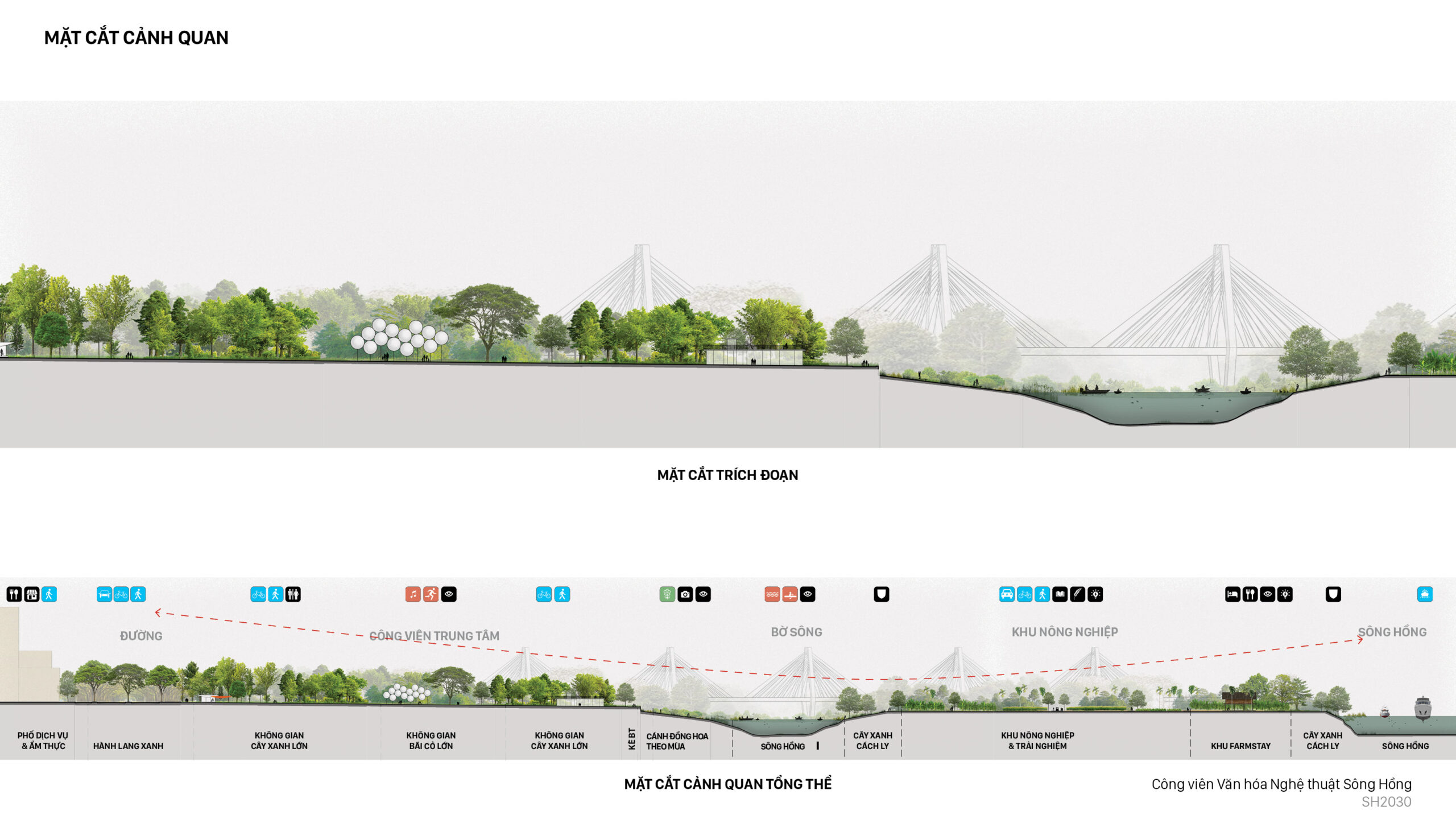 红河文化艺术公园（“红河文化艺术公园”方案）丨越南河内丨鸿基建筑有限公司（HGAA）-67