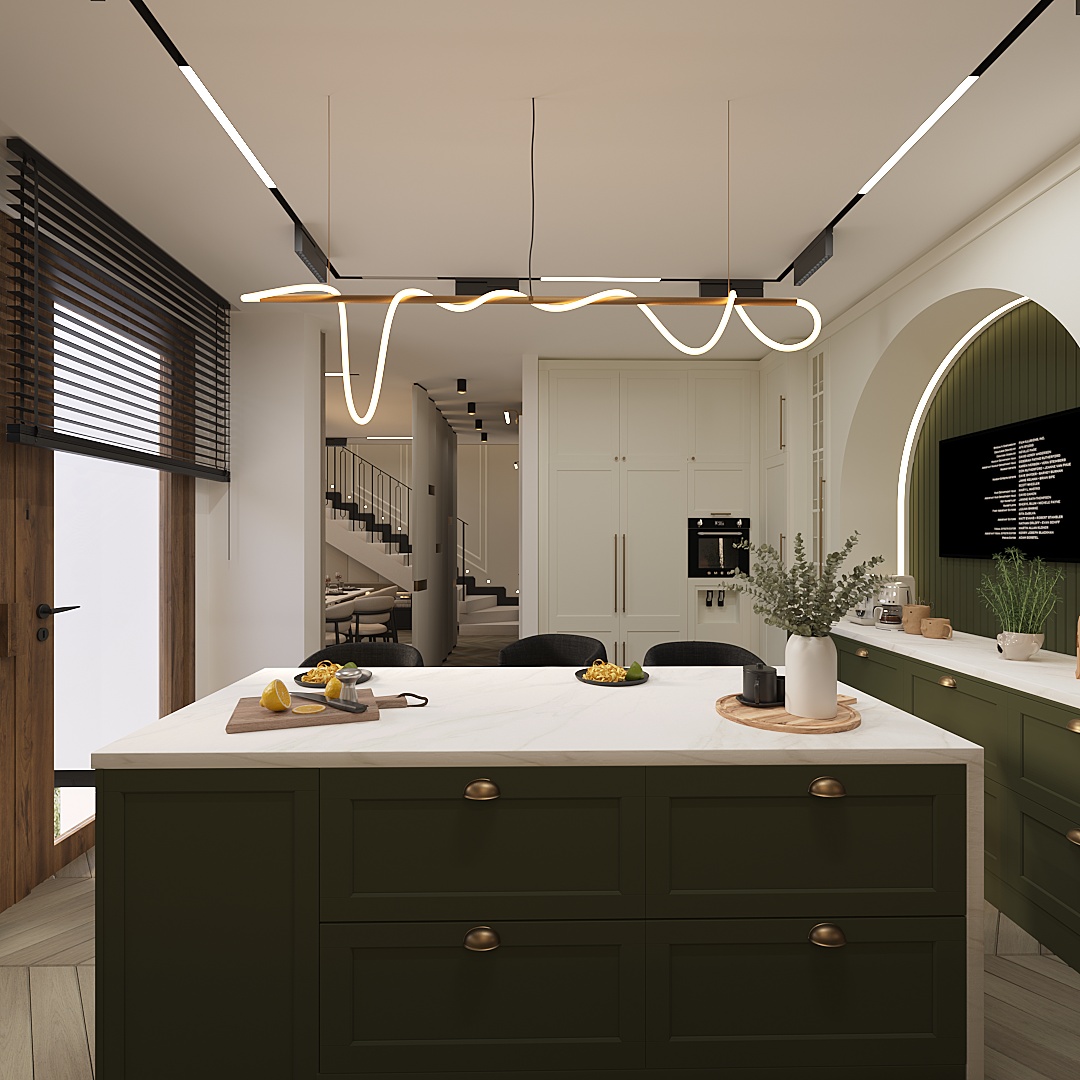 BALCIOĞLU HOUSE KITCHEN DESIGN ALTERNATIVE 2-4