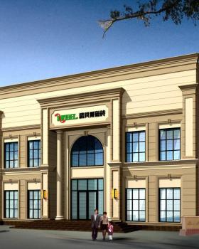 门头门面门脸设计案例效果图 - 知末全球案例 - 第1页