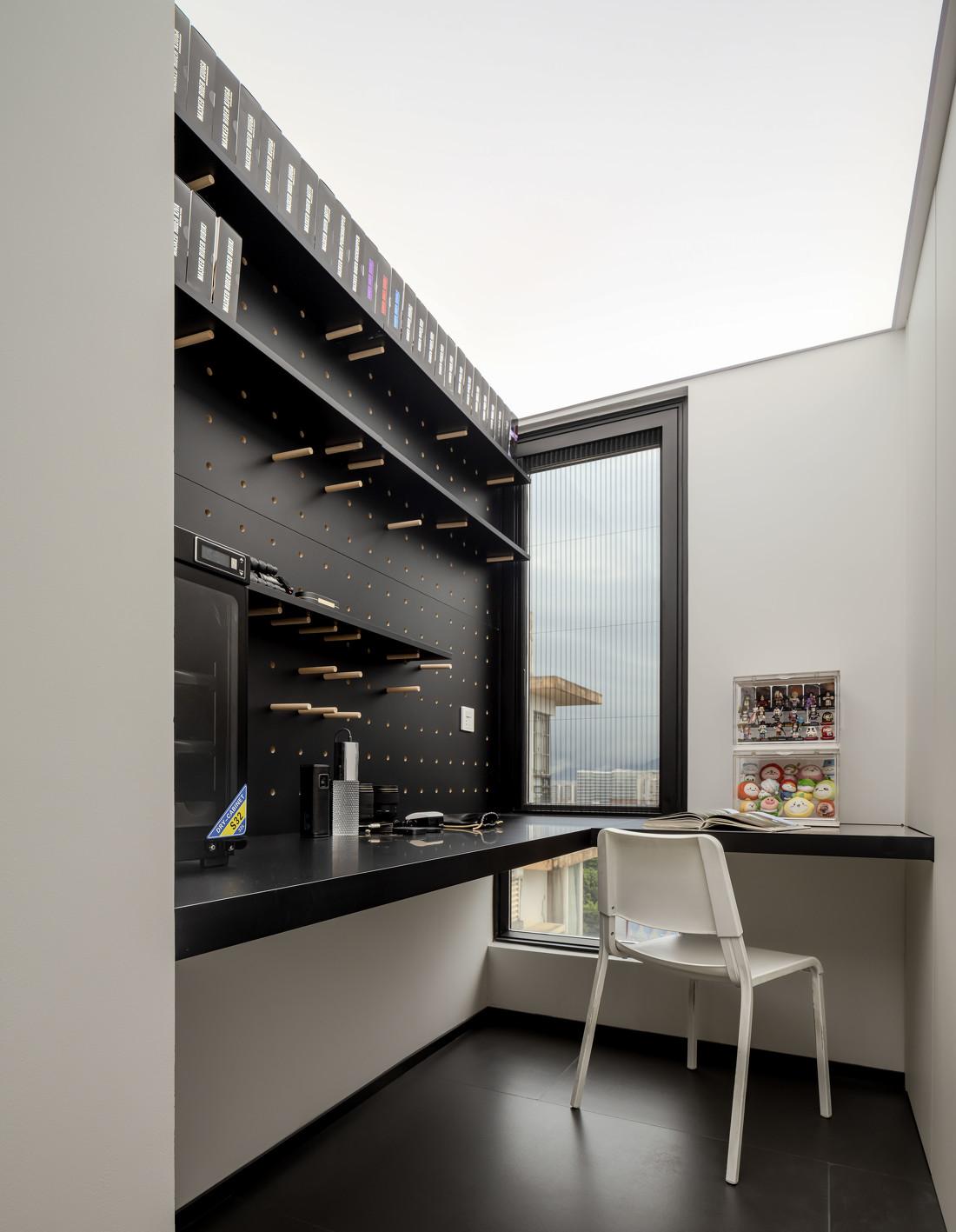 黑白灰手办小屋·80m²一居室改造丨中国广州-57