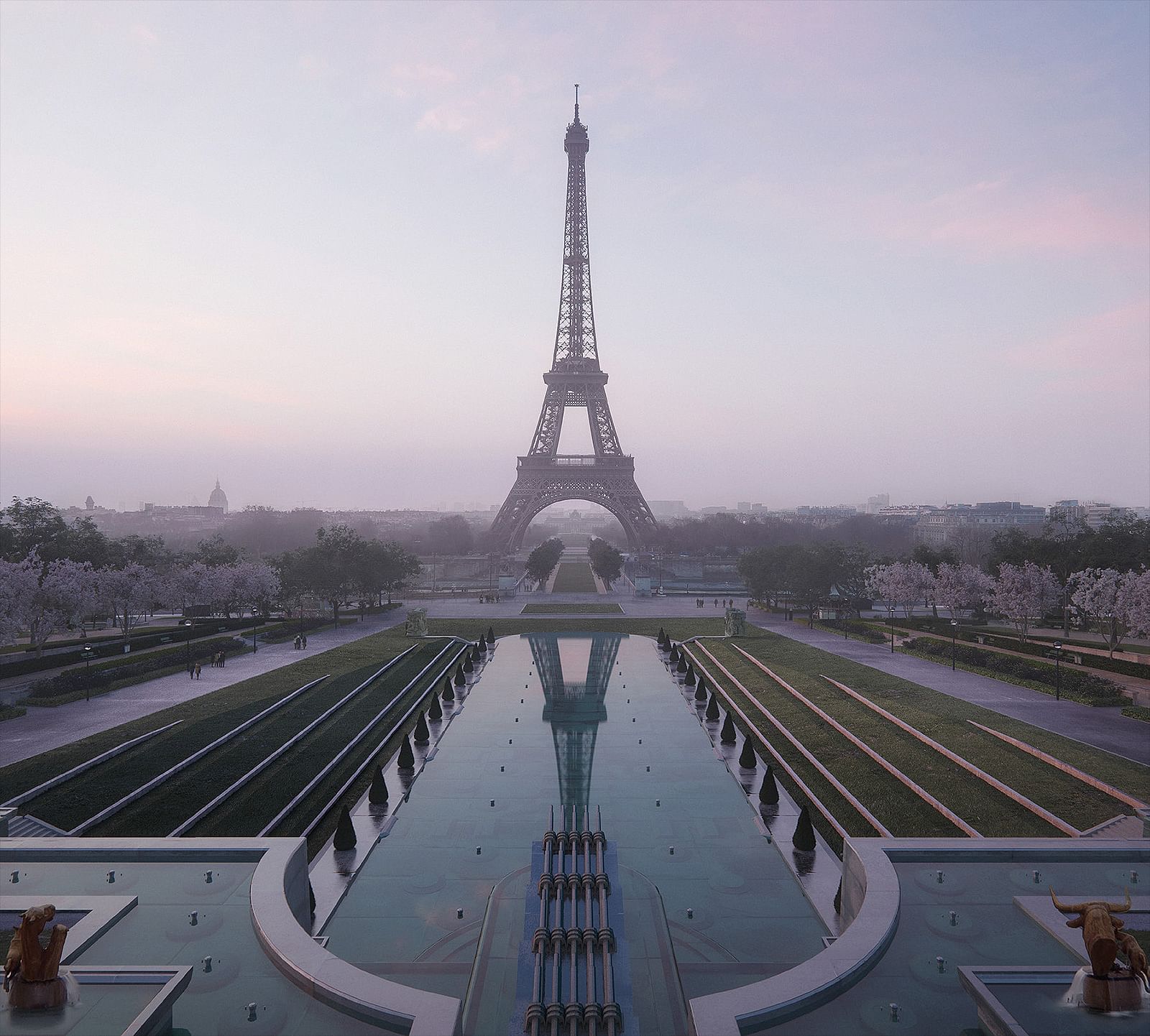 巴黎埃菲尔铁塔公园重新设计项目丨法国巴黎丨Gustafson Porter + Bowman等多家团队-1