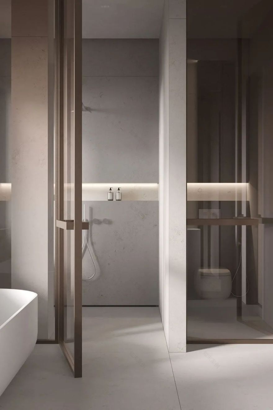 盐系简约,静美!灰白木色打造宁静家居空间丨星艺装饰广州总部-72