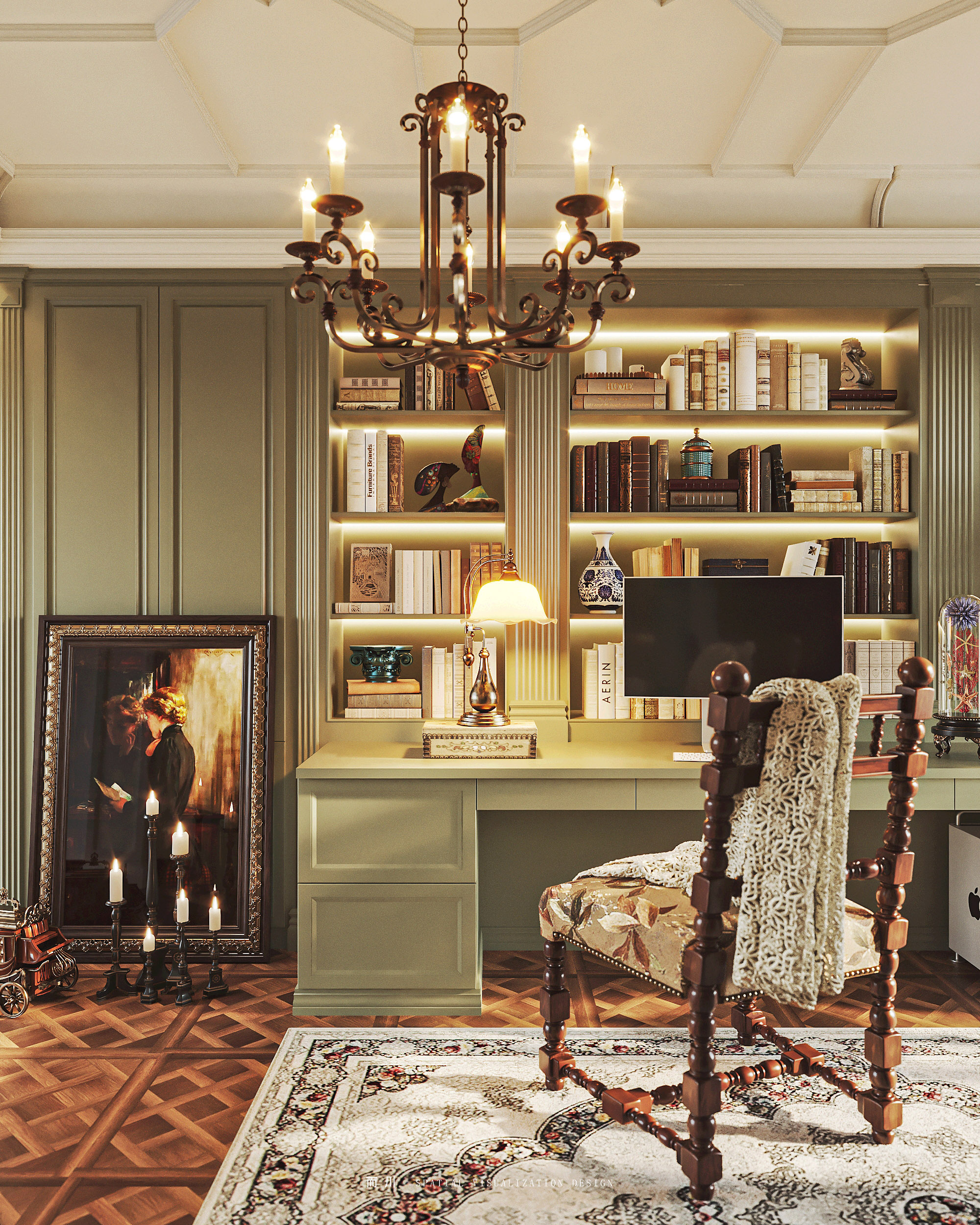 美式复古（壹）丨魔方空间设计-41