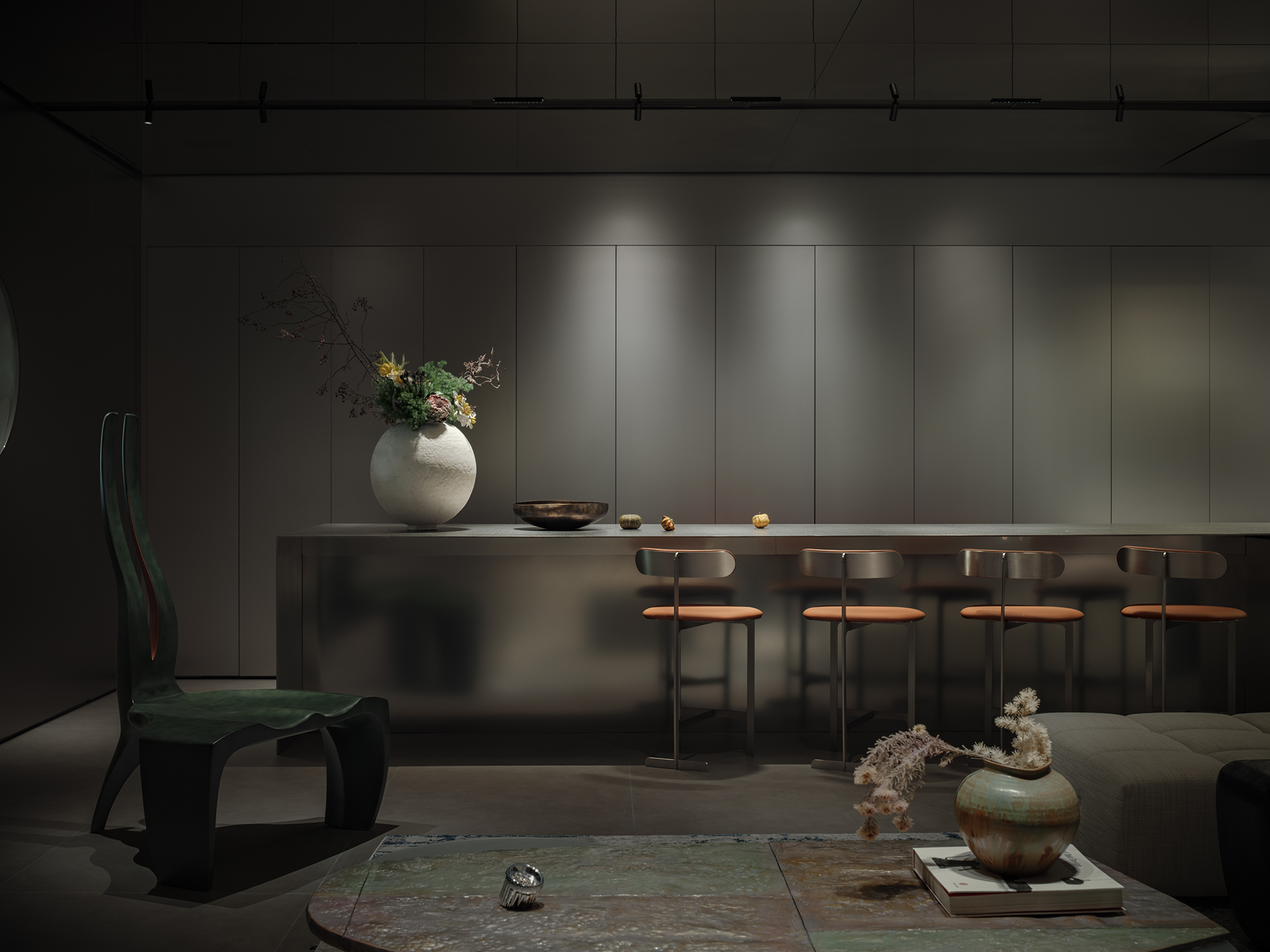 莫戈金属未来艺术展厅丨中国杭州丨黄永才  RMA共和都市-43