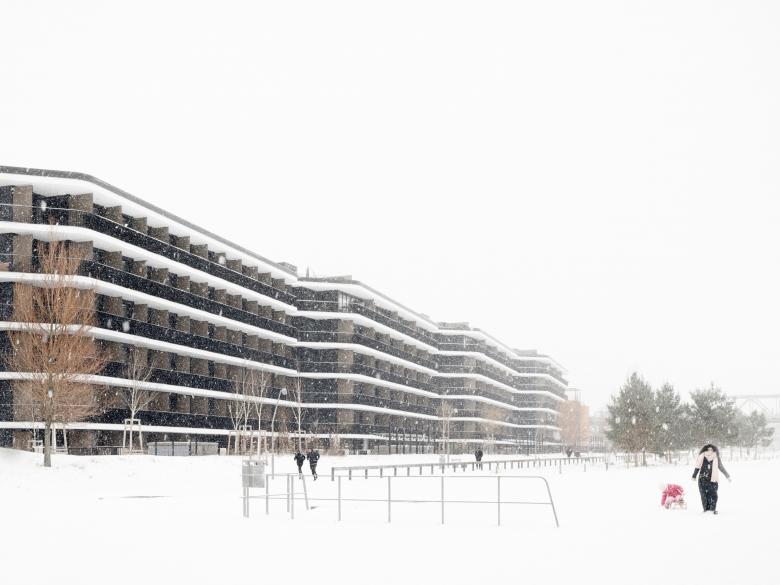 Adrian Schulz Architekturfotografie丨Gleispark -winter-丨德国-1