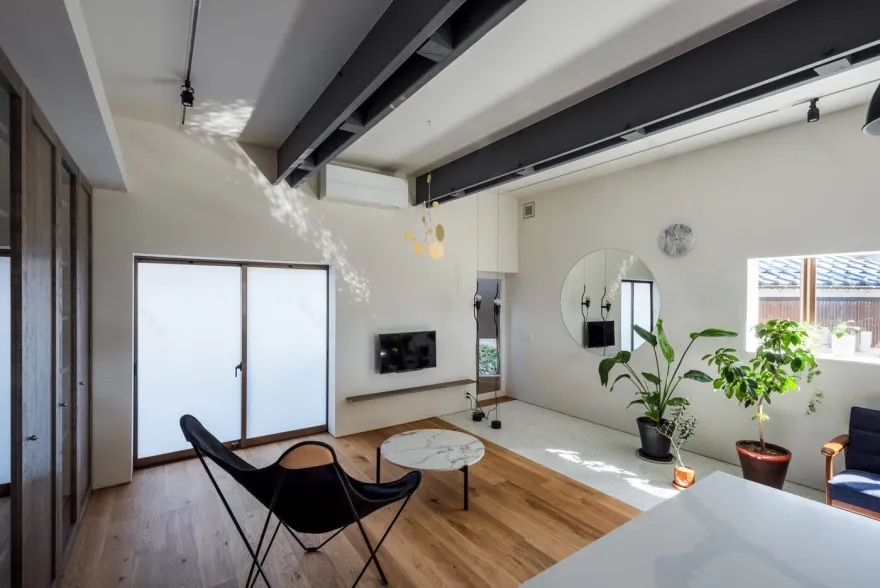 日本 LDK 空间改造 | 利用钢梁特点打造舒适生活环境-15