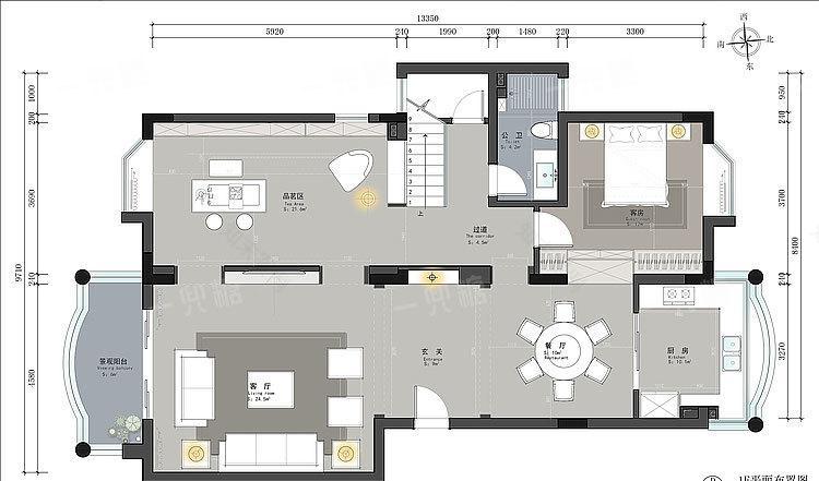 博睿设计丨别墅美式风格,纯粹美学,懂你更懂生活!-0