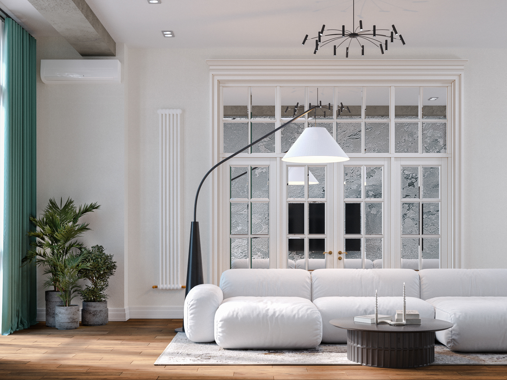 Визуализация квартиры 101,5м². Дизайн Carmine Home-0