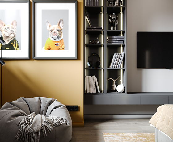 莫斯科新楼盘70平住宅室内设计丨俄罗斯莫斯科-22