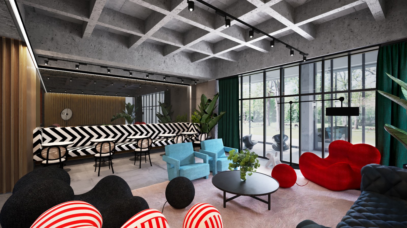 国外时尚学生宿舍公区  Bogdan Ciocodeica-13