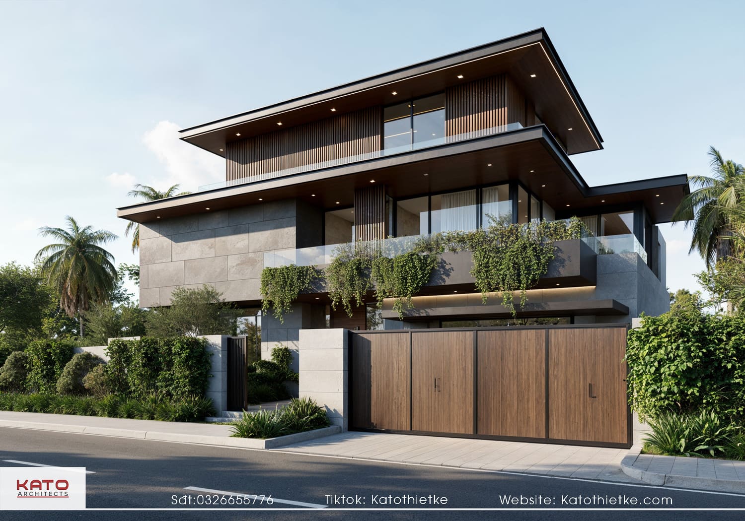 荣氏府邸(注:Vinh音译常见为荣等,House常见意为府邸、住宅 ,若Vinh有特定所指,需结合更多背景信息确定准确译法 ) 丨KATO Thiết Kế-1