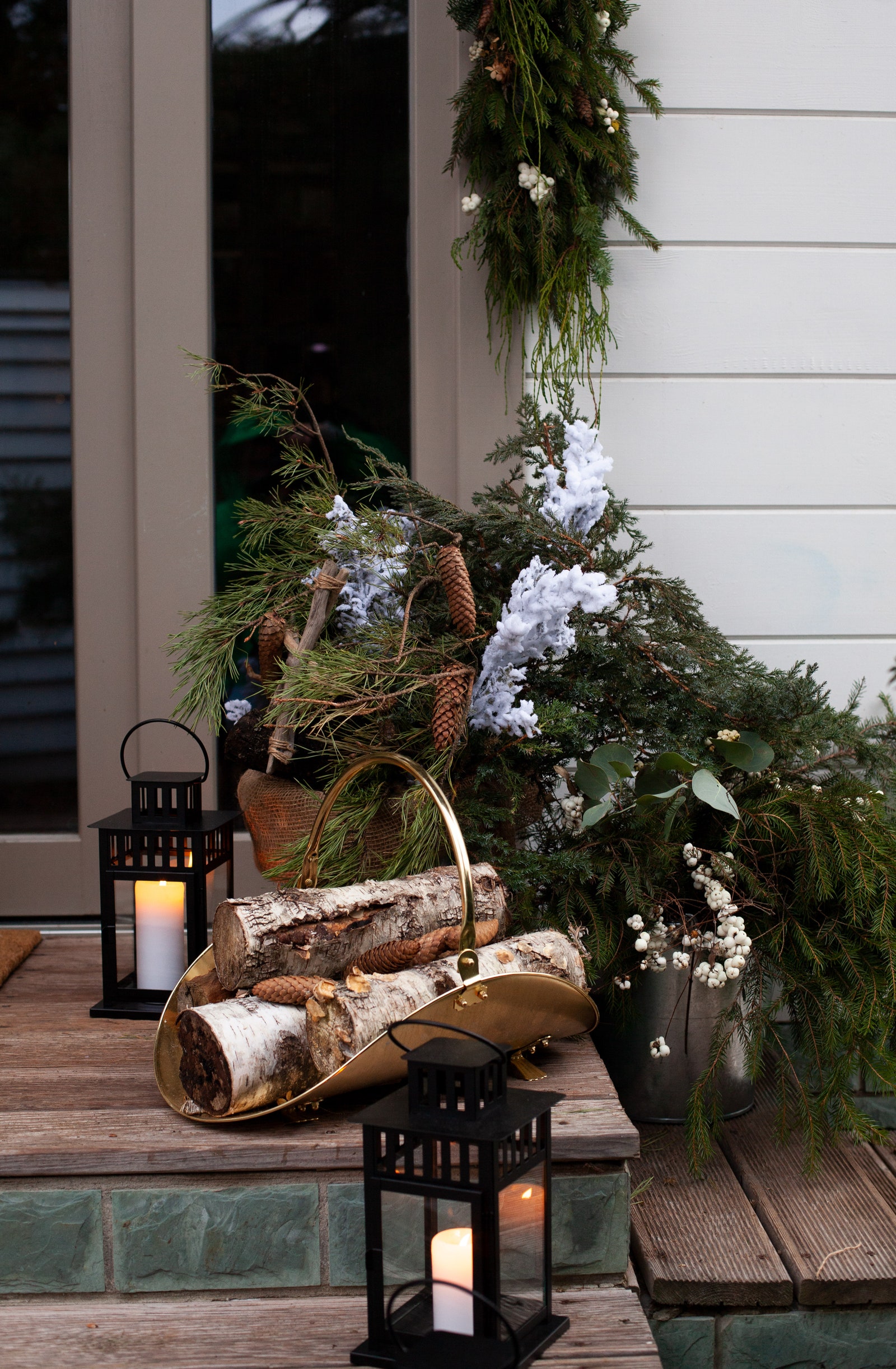 乡村住宅新年装饰设计丨设计师 Эльвира Вербицкая-15