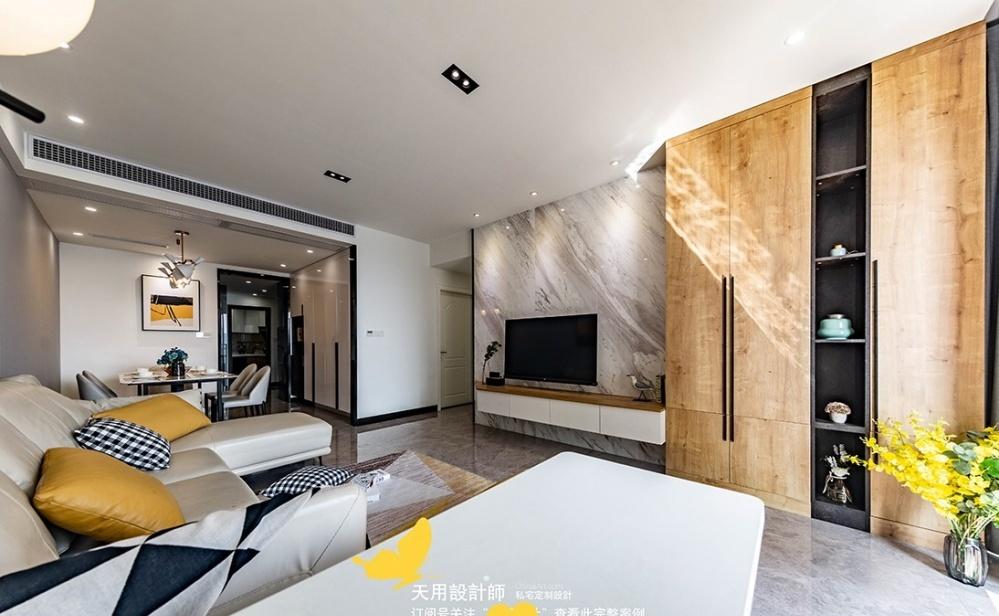 两房改三房,大中岛客厅的完美设计-2