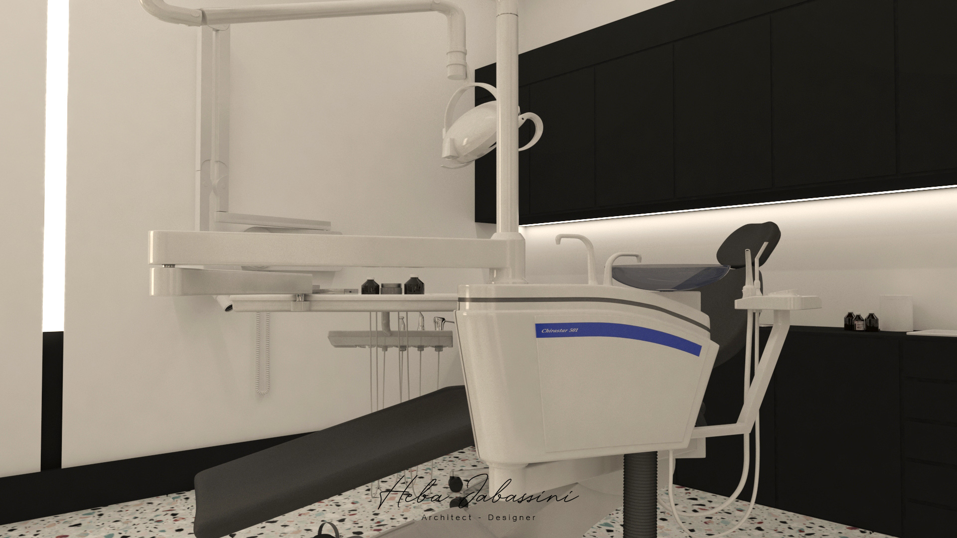 Clinica  Dental Care 牙科诊所接待处设计-6