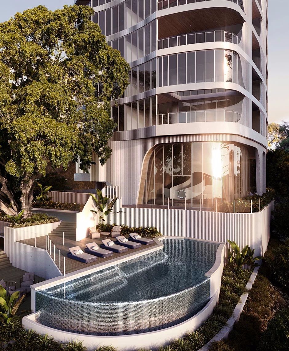 非鬼才   敢设计丨顶层连廊竟被设计成悬浮的空中泳池-47