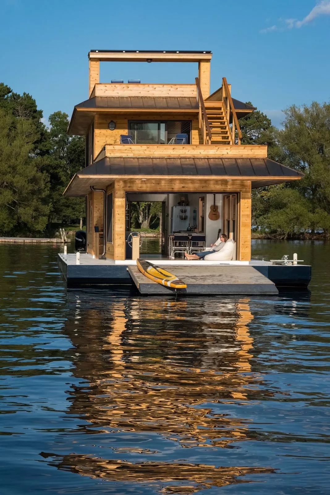 纽约水上木屋度假屋，领略湖光山色-5