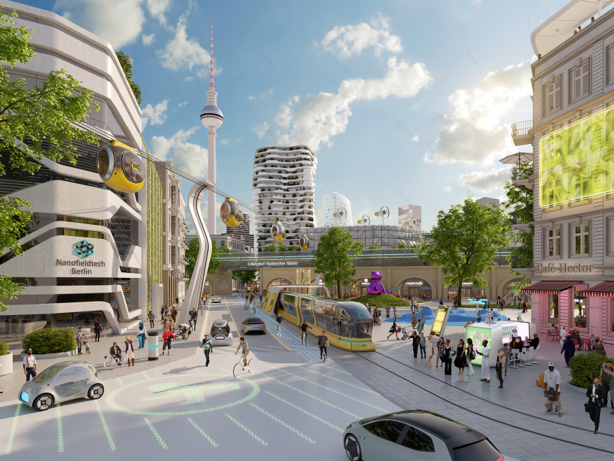 Zukunftsszenario Berlin(柏林未来情景)丨德国柏林丨xoio(3D设计及沟通等:Peter Stulz)-2