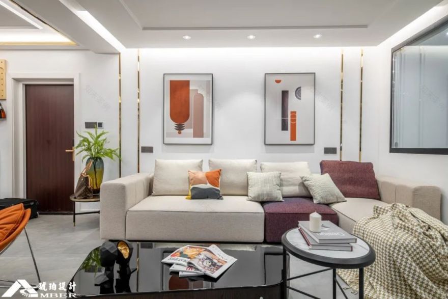 南方大厦 110㎡现代轻奢婚房,设计师王熠辉打造舒适生活空间-49