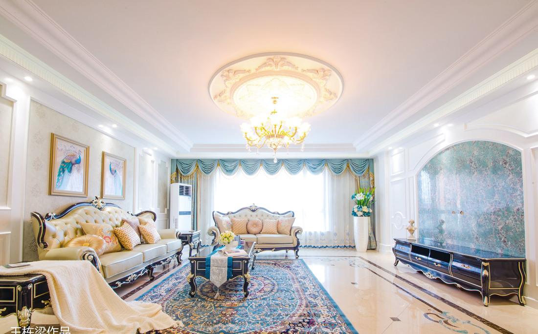 巨华紫光园法式风格样板间-11