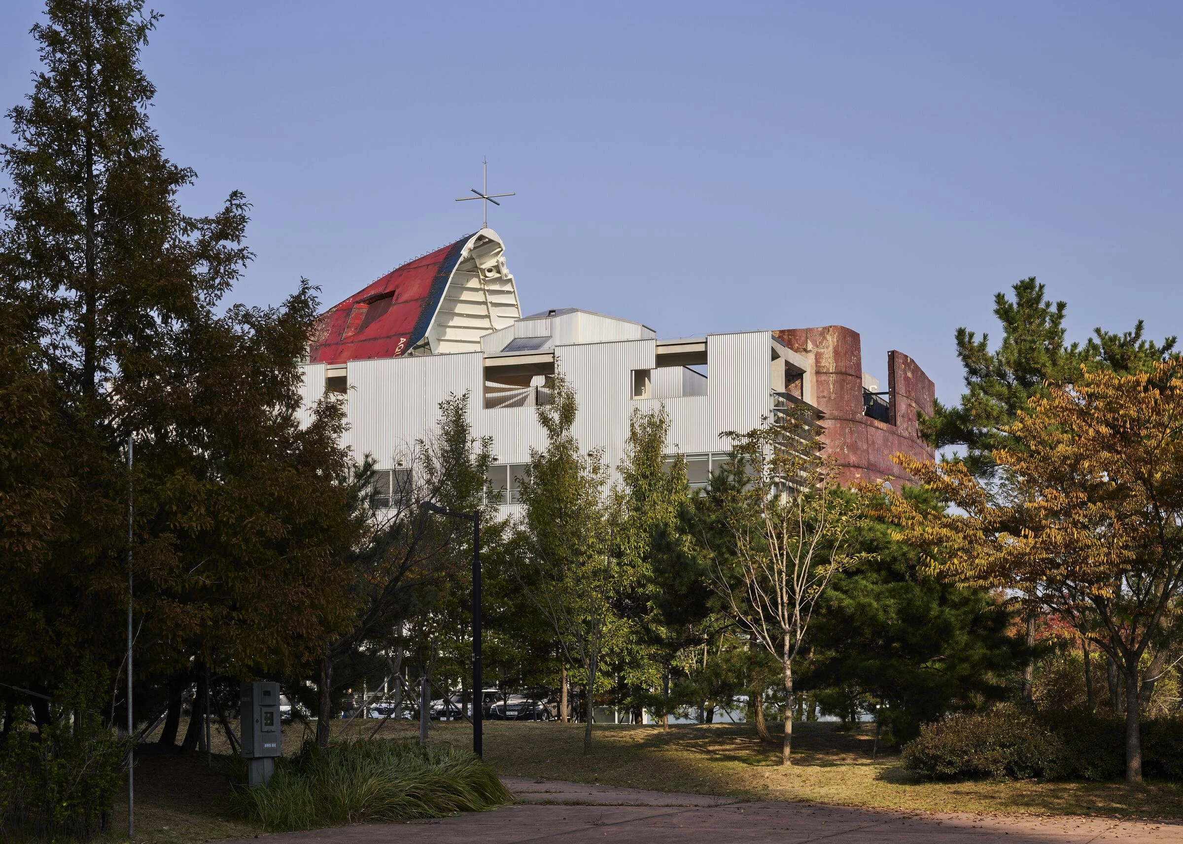 永宗岛 Onnuri 教堂丨韩国丨shinslab architecture-10