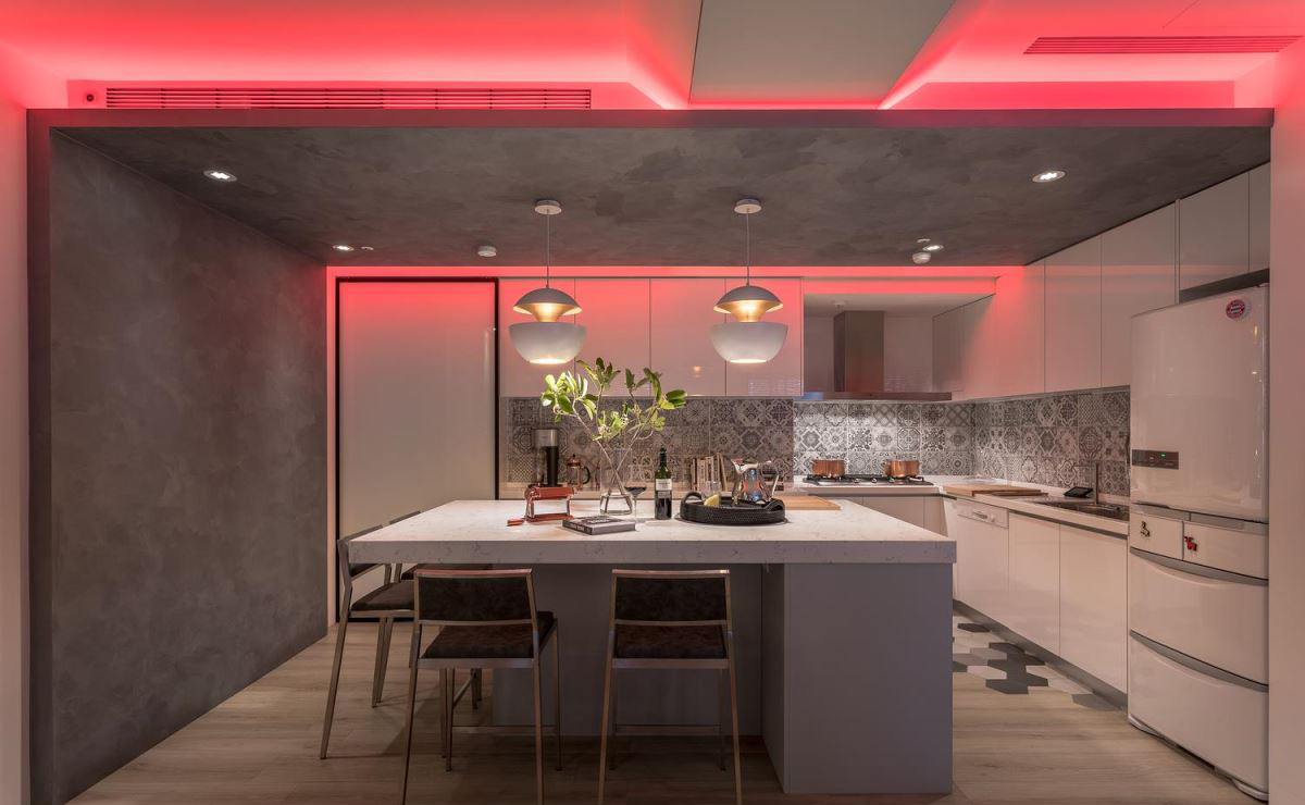 现代风格 115㎡新婚宅,格局调整与多元媒材的巧妙融合-18