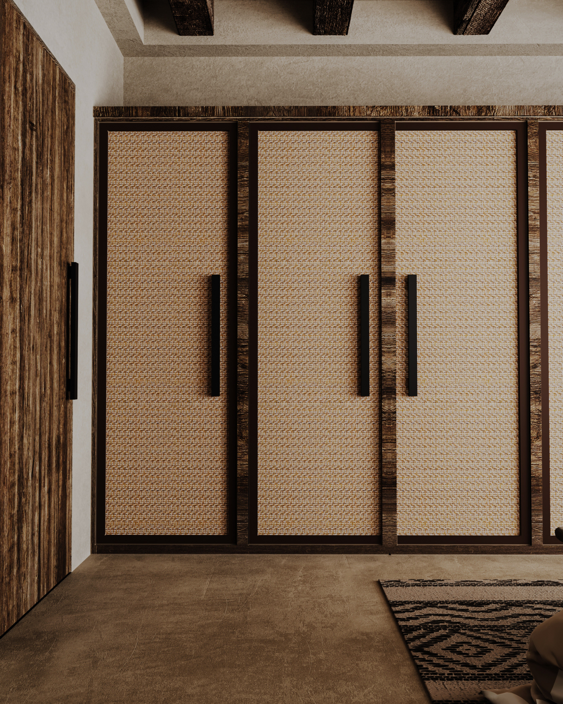 侘寂风格主卧丨Ali Shoaib-11