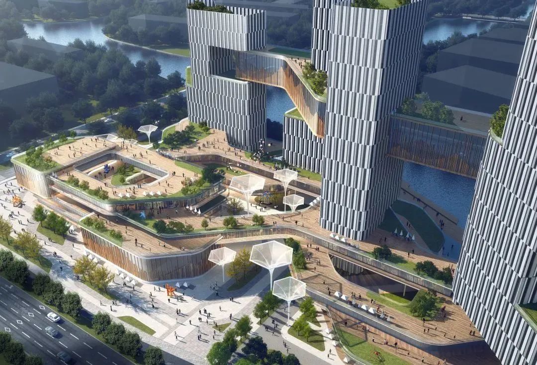 绍兴综合保税区商务配套中心设计项目丨中国绍兴丨浙江大学建筑设计研究院建筑四院-23