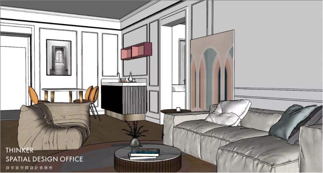 诗享家设计 | 简约混搭江山樾,温馨舒适迎接新生命-23